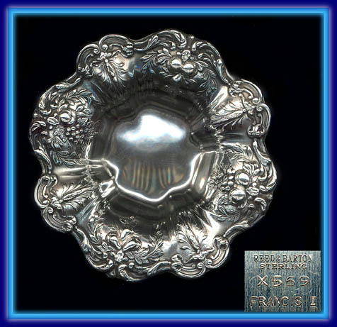 REED & BARTON STERLING SILVER FRANCIS I BOWL /