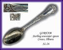 GORHAM VICTORIAN STERLING SPOON CRESCO, ILL SL026