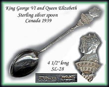 1939 KING GEORGE STERLING SPOON SL028