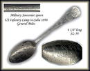 US INFANTRY SPOON / GEN. MILES CUBA 1898. SL030