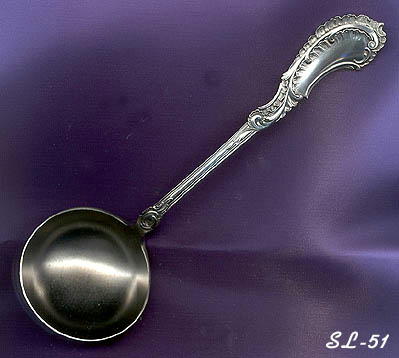 EXQUISITE DUTCH ROCOCO SILVER LG JELLY SPOON /