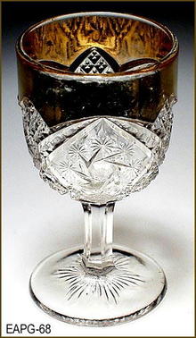 DOUBLE PINWHEEL CORDIAL INDIANA GL 1915 EAPG 068