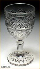 EARLY AMERICAN PATTERN GLASS HORSEMINT ??? CORDIAL EAPG 084