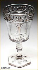 EARLY AMERICAN PATTERN GLASS SILVER ANNIVERSARY ??? CORDIAL EAPG 085