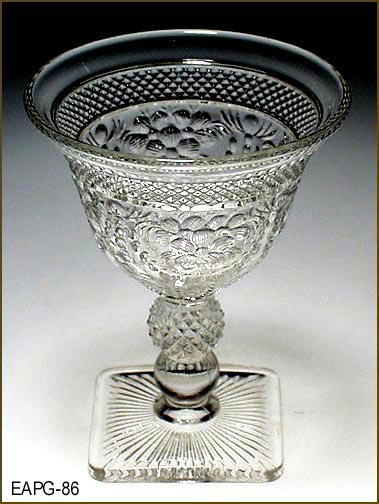 EARLY AMERICAN PATTERN GLASS ??? WINE EAPG 086