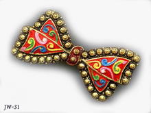 CZECH 1920's ART DECO BOW BROOCH #31