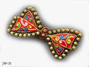CZECH 1920's ART DECO BOW BROOCH #31