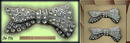 CZECH VINTAGE RHINESTONE BOW BROOCH #174
