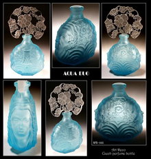 CZECH FIGURAL AQUA DUO PERFUME BOTTLE