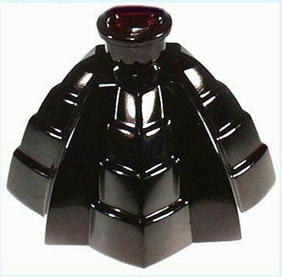 CZECH ART DECO SIRENES PERFUME BOTTLE