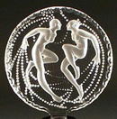 CZECH ART DECO SIRENES PERFUME BOTTLE