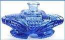 FEMALE LOVERS & PEARLS BLUE GL PERFUME BOTTLE