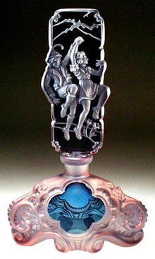 CZECH PERFUME BOTTLE LUSTER HANSEL & GRETEL