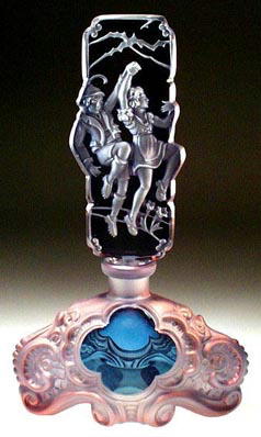 CZECH PERFUME BOTTLE LUSTER HANSEL & GRETEL