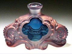 CZECH PERFUME BOTTLE LUSTER HANSEL & GRETEL