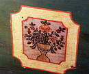 AUTHENTIC PAINTED BLANKET CHEST c. 1800-50 /