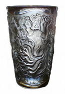 CZECH 1930's SIGNED ENGRAVED CAMEO GLASS VASE 4