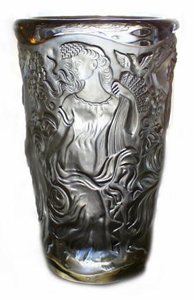 CZECH 1930's SIGNED ENGRAVED CAMEO GLASS VASE 4