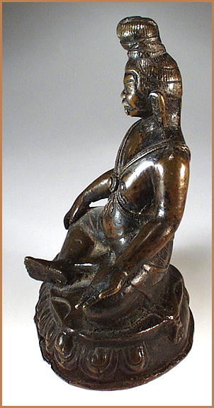 TIBETAN MAHASIDDHA BRONZE 16th Cent.