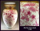 BEAUTIFUL ANTIQUE BRISTOL GLASS VASE GL10 /