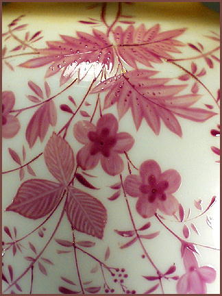 BEAUTIFUL ANTIQUE BRISTOL GLASS VASE GL10 /