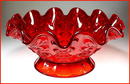BEAUTIFUL RUBY RED COLOR GLASS BOWL GL13