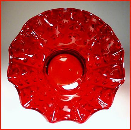 BEAUTIFUL RUBY RED COLOR GLASS BOWL GL13