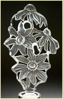 CZECH VINTAGE CUT CRYSTAL FIGURAL PERFUME