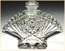 CZECH VINTAGE CUT CRYSTAL FIGURAL PERFUME