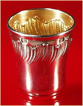 ANTIQUE FRENCH SILVER LIQUEUR SET