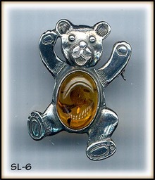 STERLING SILVER AMBER