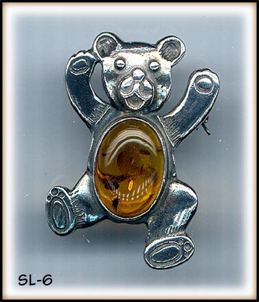 STERLING SILVER AMBER