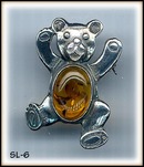 STERLING SILVER AMBER