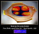 GORGEOUS SIGNED CZECH ART GLASS VASE - VALNER