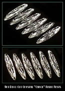(6) ART DECO CUT CRYSTAL