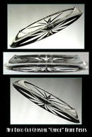 (6) ART DECO CUT CRYSTAL