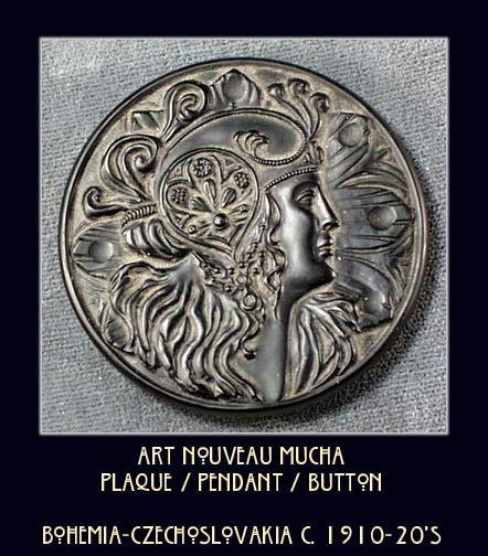 10 ART NOUVEAU MUCHA PENDANT CENTERPIECES