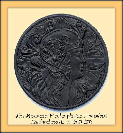 10 ART NOUVEAU MUCHA PENDANT CENTERPIECES