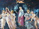 LA PRIMAVERA - BOTTICELLI - OLD FRAMED