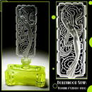 CZECH URANIUM GLASS HOLLYWOOD STAR PERFUME