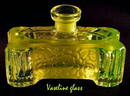 CZECH URANIUM GLASS HOLLYWOOD STAR PERFUME