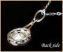 ART DECO FAUX DIAMOND PENDANT WITH CHAIN CJ-7