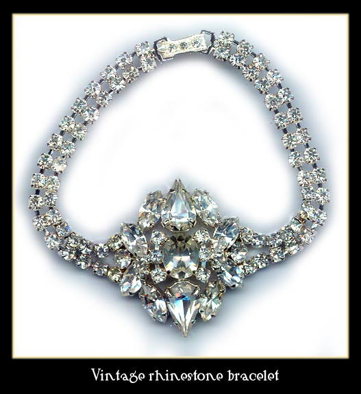 VINTAGE RHINESTONE BRACELET CJ-30