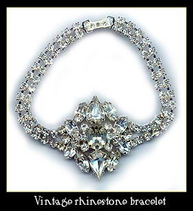 VINTAGE RHINESTONE BRACELET CJ-30