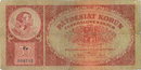 ORIGINAL 1920 MUCHA DESIGN 50 KORUN BANKNOTE