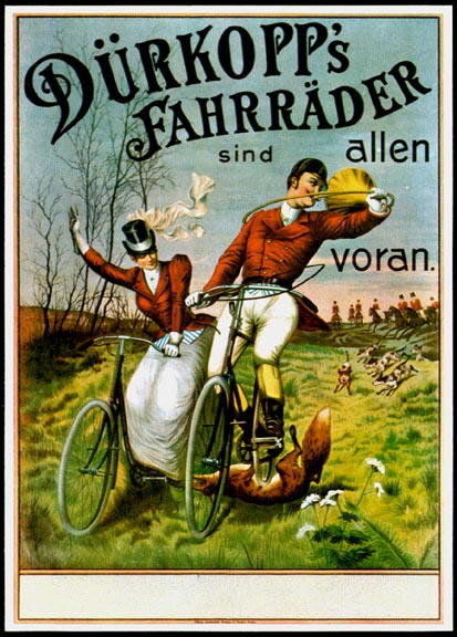 BICYCLE ADVERTISEMENT POSTER