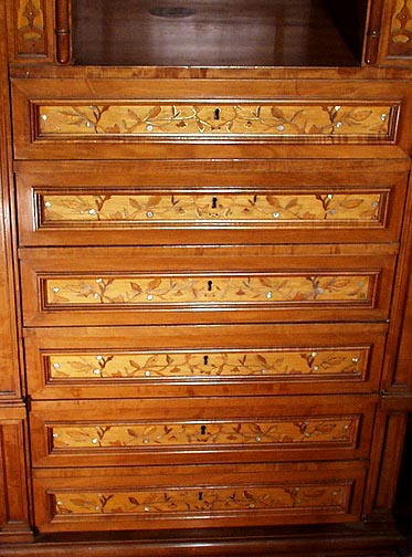 AESTHETIC MOVEMENT CORNER CABINET c.1900