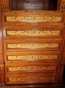 AESTHETIC MOVEMENT CORNER CABINET c.1900