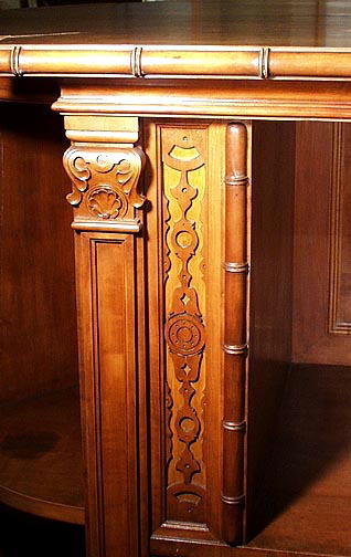 AESTHETIC MOVEMENT CORNER CABINET c.1900