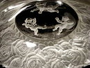 CZECH VINTAGE CHERUBS & ROSES INGRID BOWL